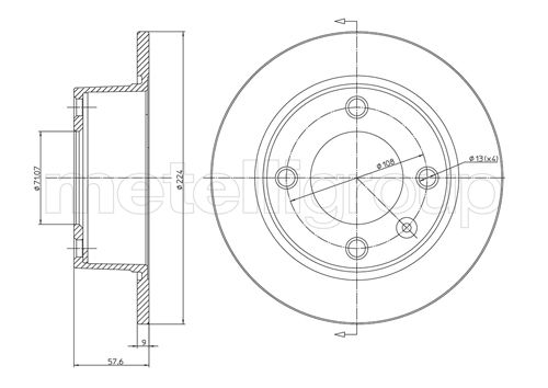 CIFAM 800-319 Bremsscheibe