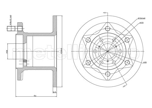 CIFAM 800-342 Bremsscheibe