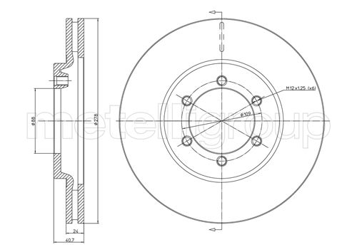 CIFAM 800-711 Bremsscheibe