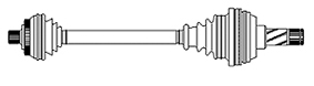 CIFAM 655-629 Άξονας μετάδοσης κίνησης for SMART