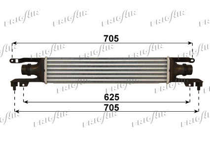 FRIGAIR 0707.3013 Intercooler