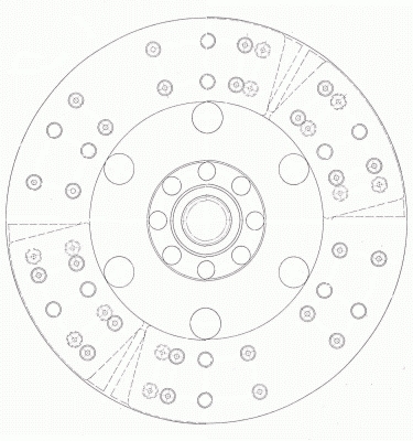 SACHS 1864 453 002 Kupplungsscheibe