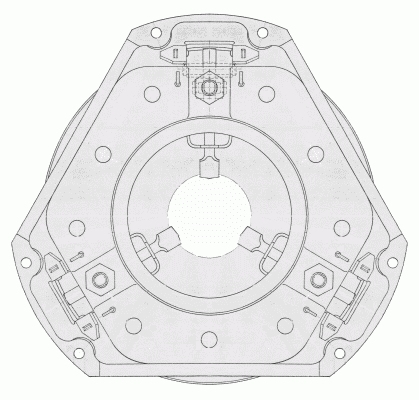 SACHS 1882 119 106 Kupplungsdruckplatte