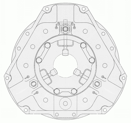 SACHS 1882 230 205 Kupplungsdruckplatte
