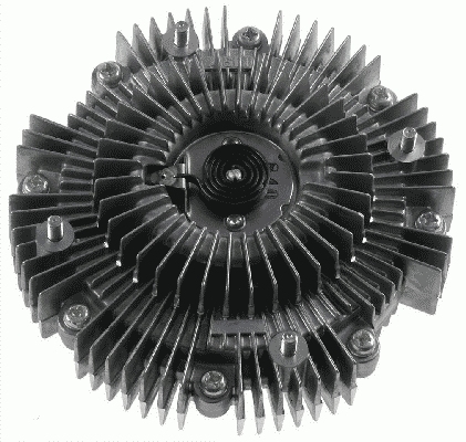 SACHS 2100 500 124 Kupplung, Kühlerlüfter