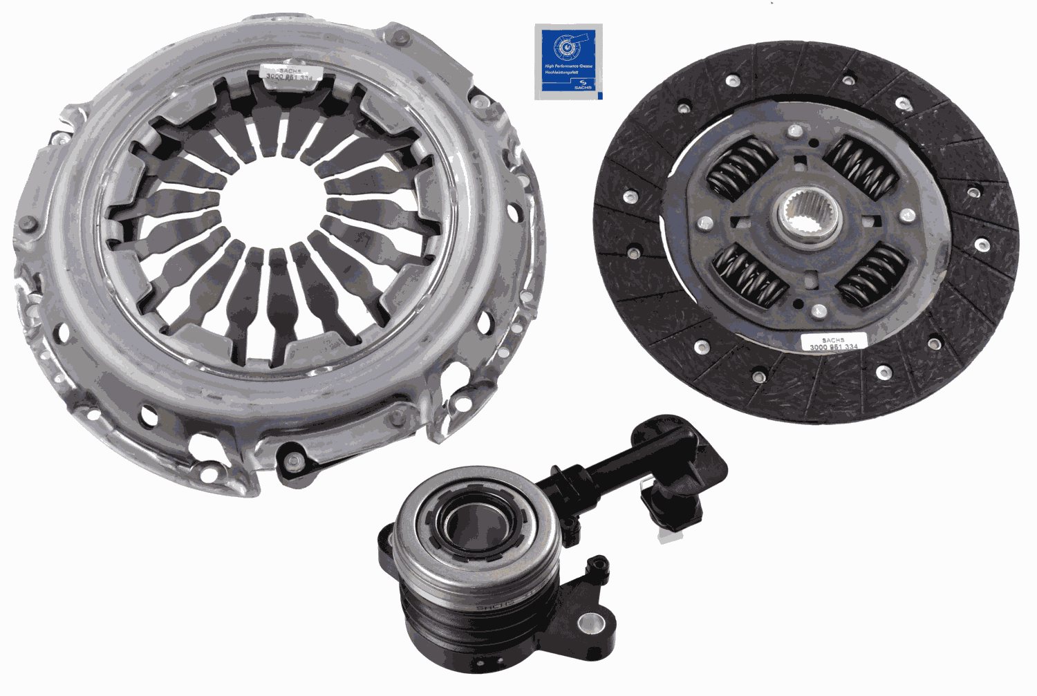 SACHS 3000 990 128 Kit plus CSC Kupplungssatz