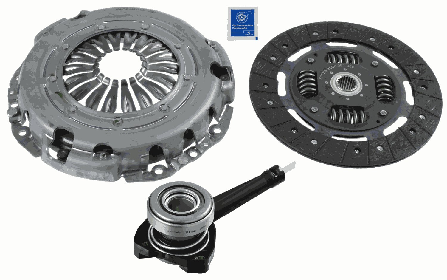 SACHS 3000 990 408 Kit plus CSC Kupplungssatz