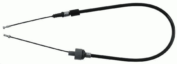 SACHS 3074 600 128 Seilzug, Kupplungsbetätigung