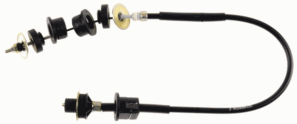 SACHS 3074 600 234 Seilzug, Kupplungsbetätigung