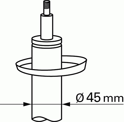 SACHS 100 572 Stoßdämpfer
