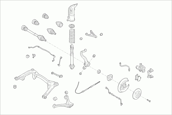 SACHS AUDI-80B4-RS009 Lenkung