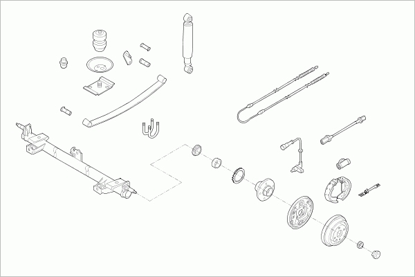 SACHS OPEL-KADET-RS014 Lenkung