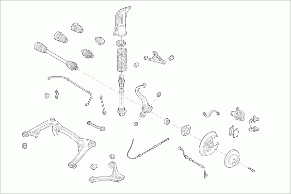 SACHS AUDI-A4B5-RS012 Lenkung