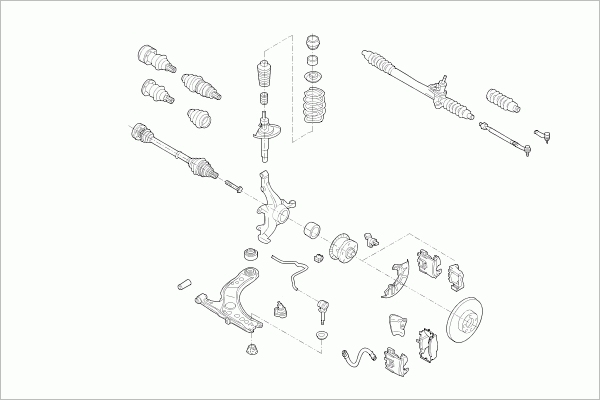 SACHS VW-GOLF-FS044 Lenkung