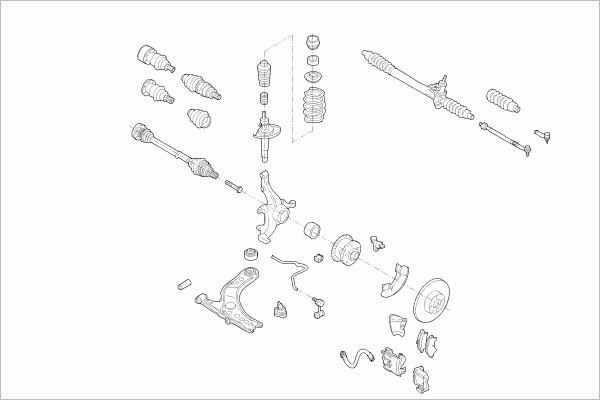 SACHS VW-GOLF-FS048 Lenkung