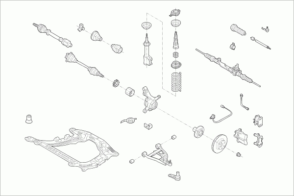 SACHS RENAU-MEGAN-FS001 Lenkung