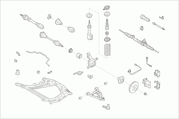 SACHS RENAU-MEGAN-FS004 Lenkung