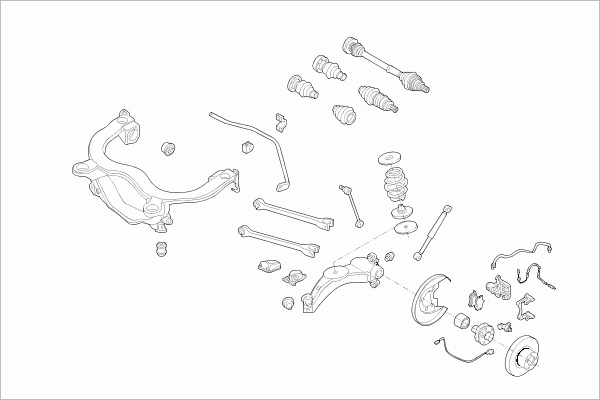 SACHS VW-GOLF-RS037 Lenkung