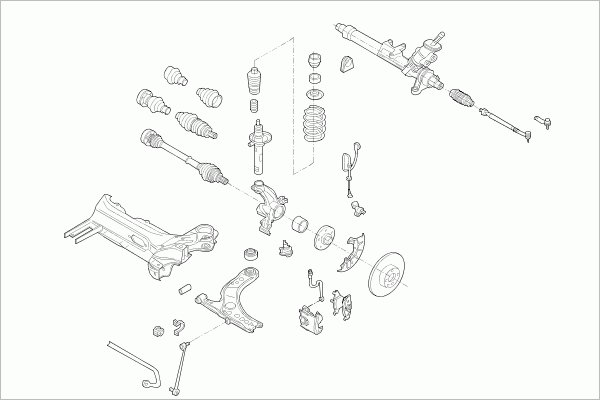 SACHS VW-GOLF-FS063 Lenkung