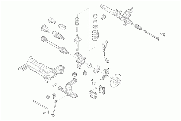SACHS VW-GOLF-FS082 Lenkung
