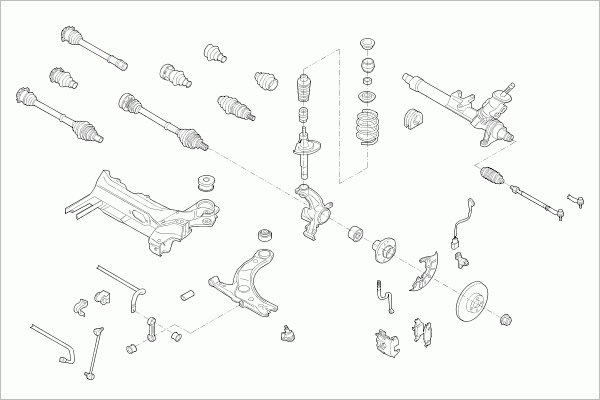 SACHS SKODA-OCTAV-FS015 Lenkung