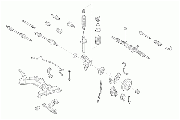SACHS FORD-FOCUS-FS014 Lenkung