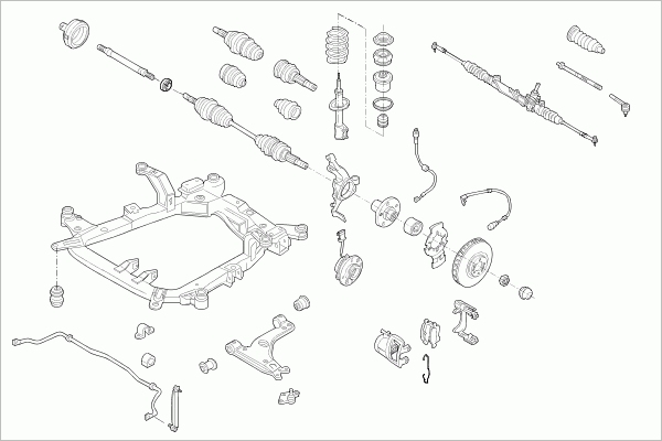 SACHS OPEL-ZAFIR-FS009 Lenkung