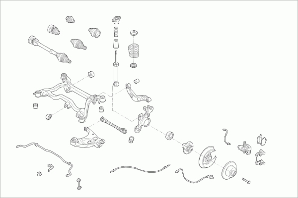 SACHS AUDI-A4B6-RS008 Lenkung