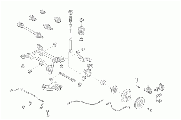 SACHS AUDI-A4B6-RS012 Lenkung