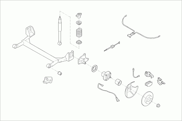 SACHS FORD-FIEST-RS015 Lenkung