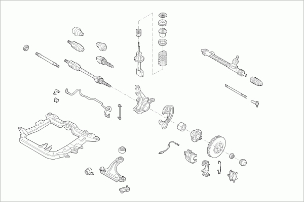 SACHS OPEL-MERIV-FS009 Lenkung