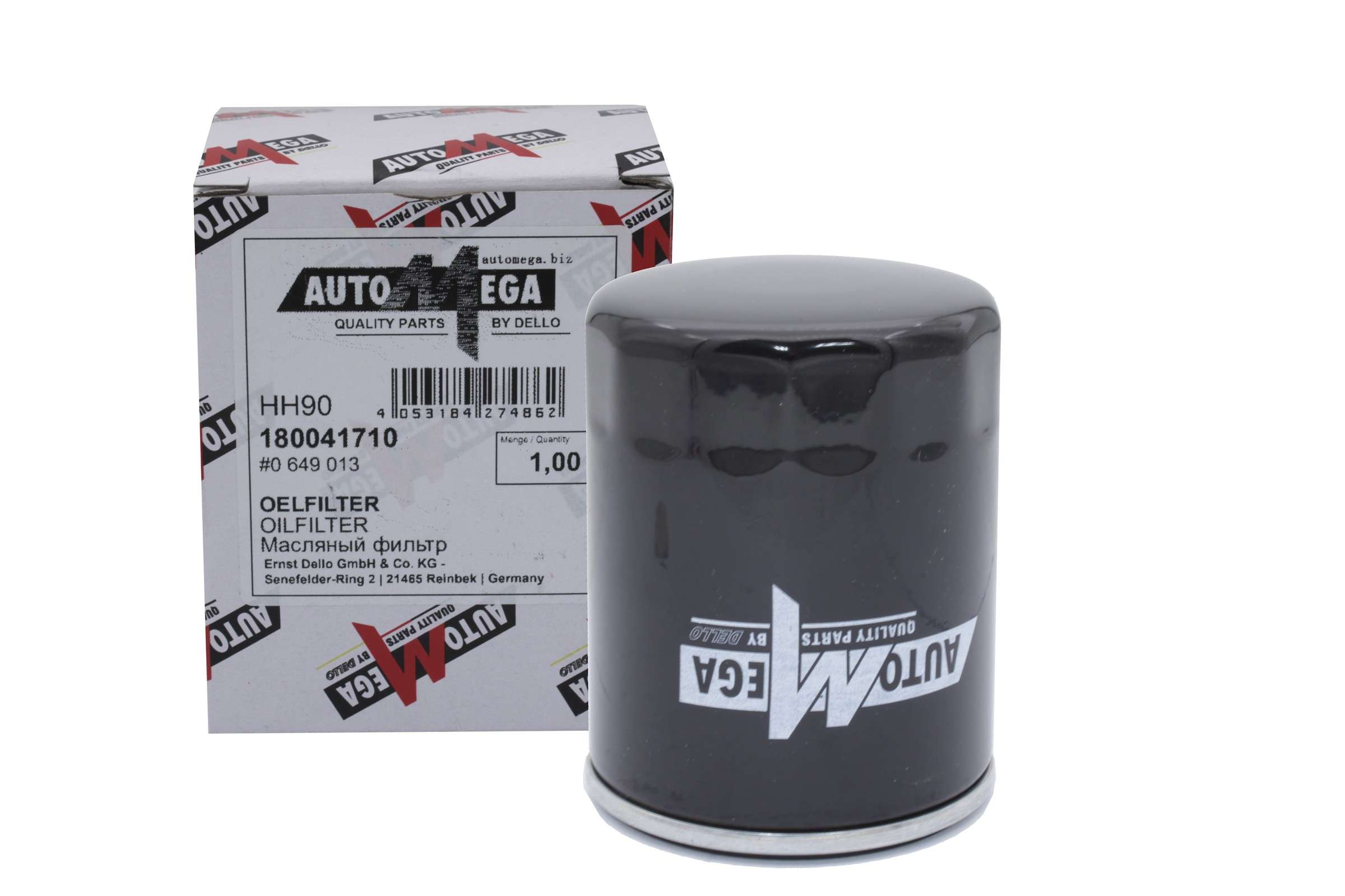 AUTOMEGA 180041710 Olejový filter