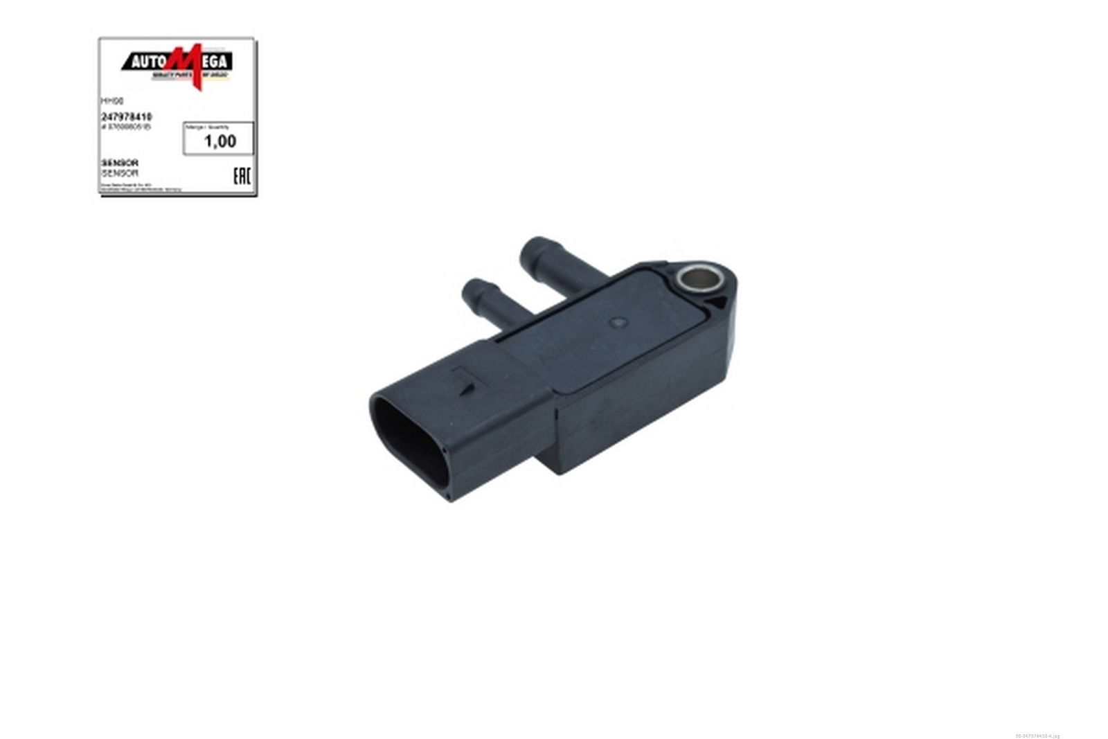 AUTOMEGA 247978410 Sensor, exhaust pressure