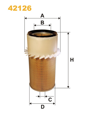WIX FILTERS 42126 Φίλτρο αέρα