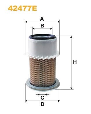 WIX FILTERS 42477E Φίλτρο αέρα