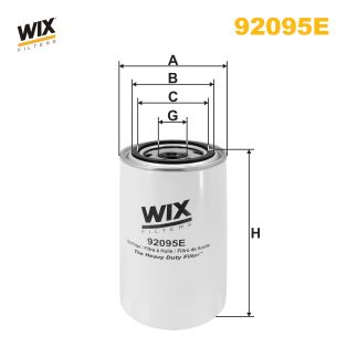 WIX FILTERS 92095E Filtro olio