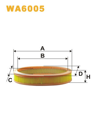 WIX FILTERS WA6005 Filtro aria