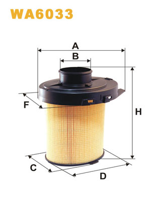 WIX FILTERS WA6033 Filtro aria