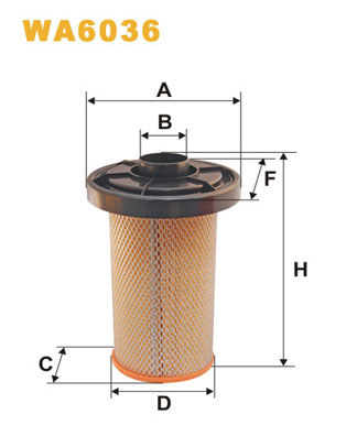 WIX FILTERS WA6036 Filtro aria