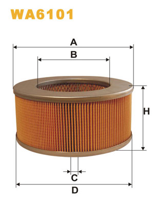 WIX FILTERS WA6101 Filtro aria