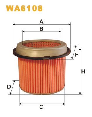 WIX FILTERS WA6108 Filtro aria