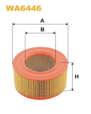 WIX FILTERS WA6446 Filtro aria