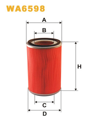 WIX FILTERS WA6598 Filtro aria