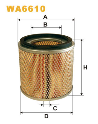 WIX FILTERS WA6610 Filtro aria