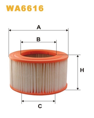 WIX FILTERS WA6616 Filtro aria