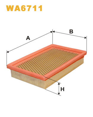 WIX FILTERS WA6711 Filtro aria
