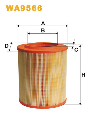 WIX FILTERS WA9566 Filtro aria