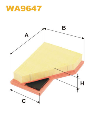 WIX FILTERS WA9647 Filtro aria