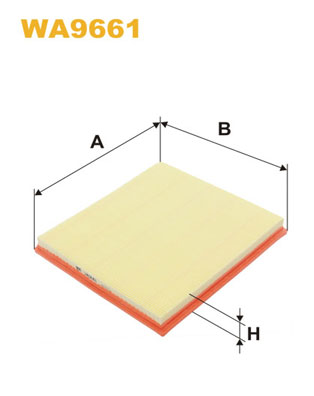 WIX FILTERS WA9661 Filtro aria