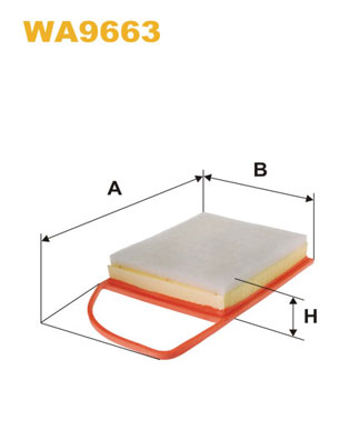 WIX FILTERS WA9663 Filtro aria
